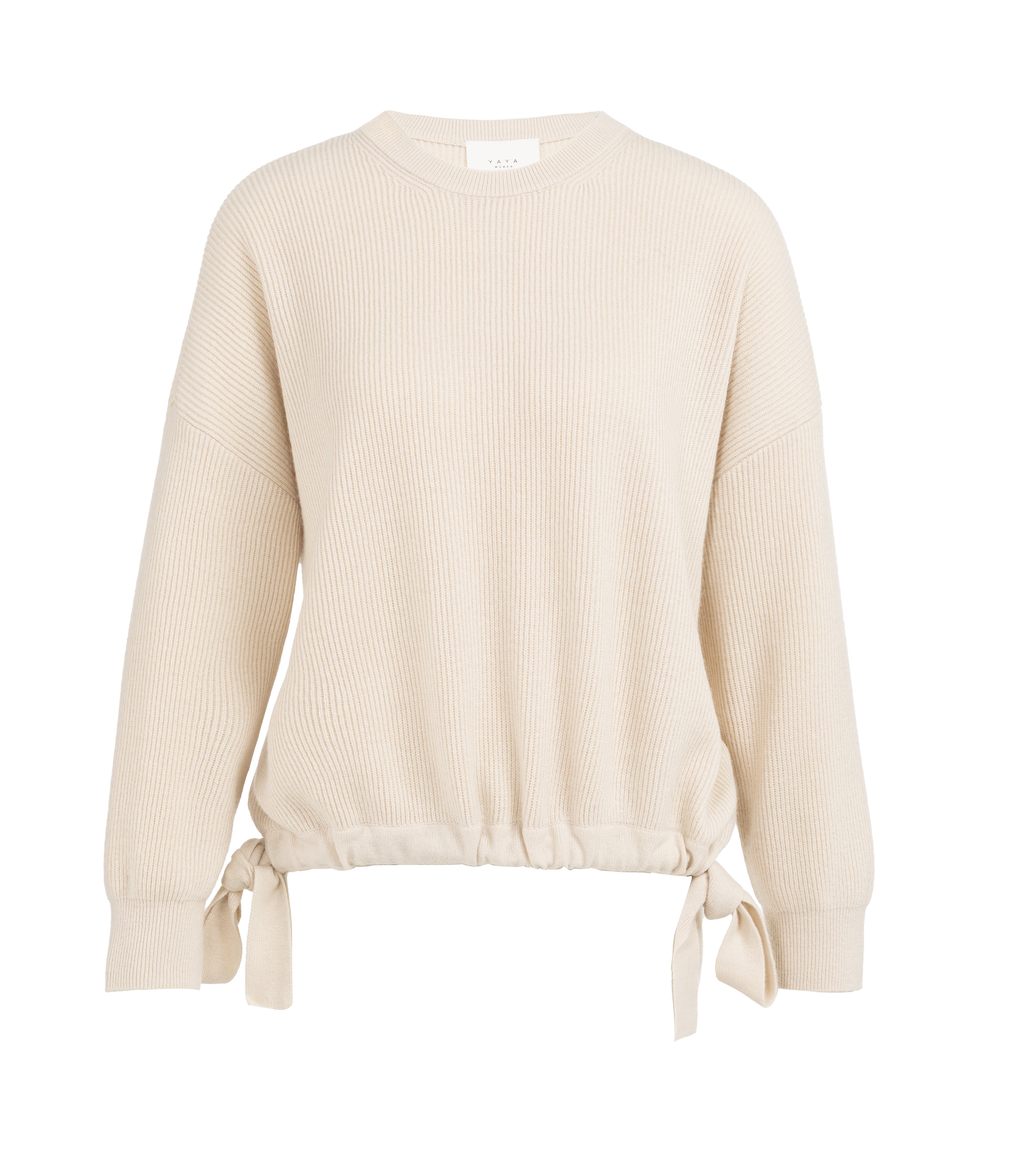 Pull en maille avec cordons aux hanches YAYA