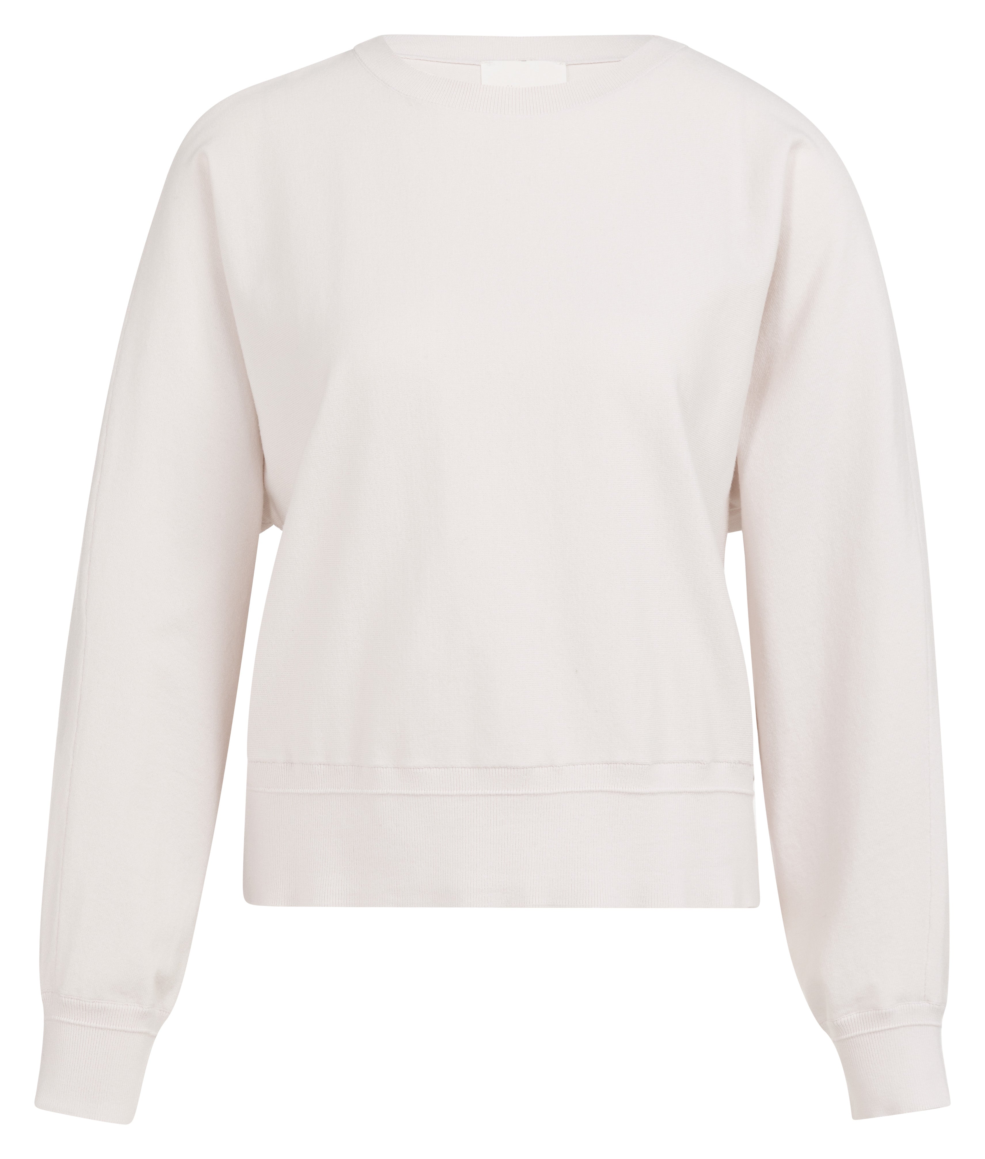 Pull manches chauves souris avec finition couture au dos
