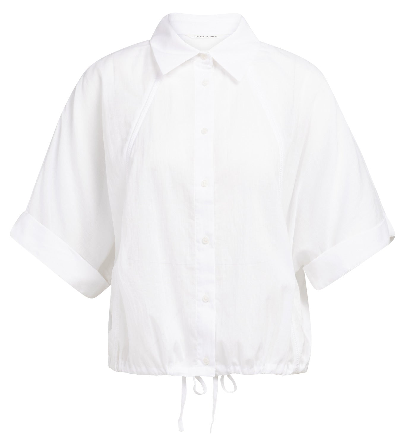 Blouse avec cordons