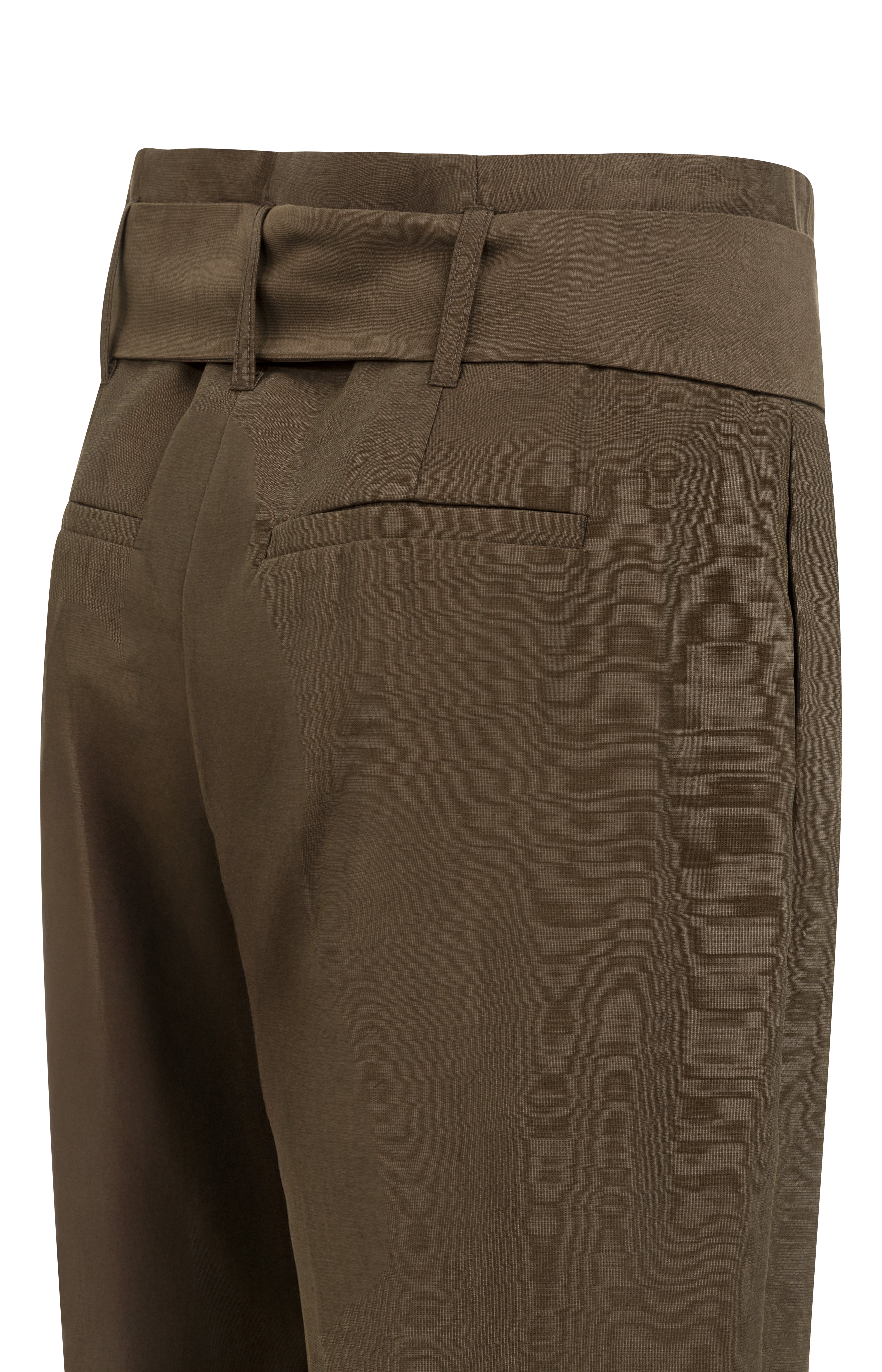 Pantalon taille haute avec foulard