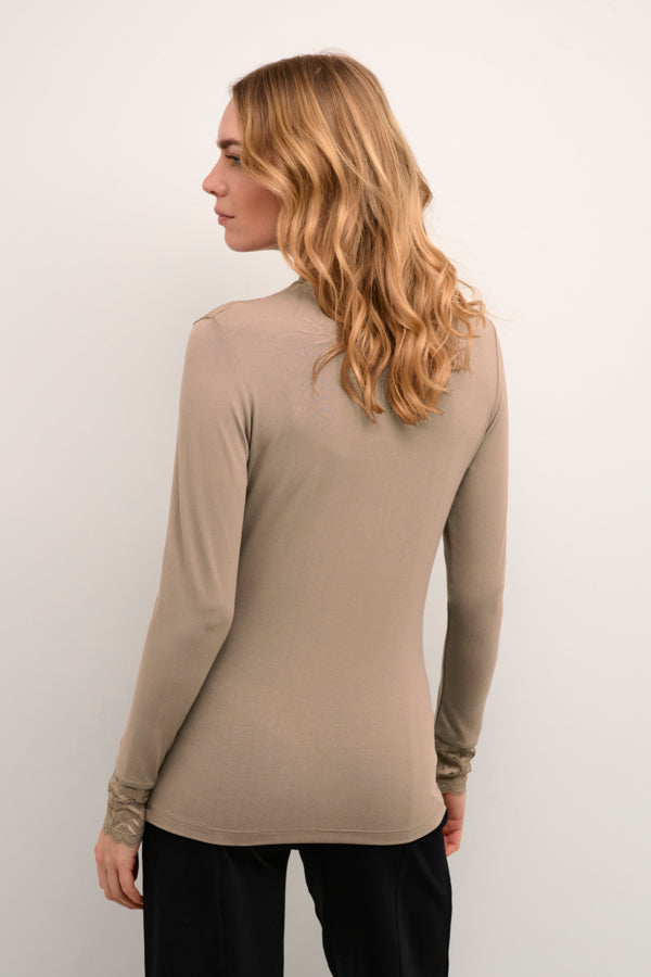 CRTrulla Jersey Blouse Cream
