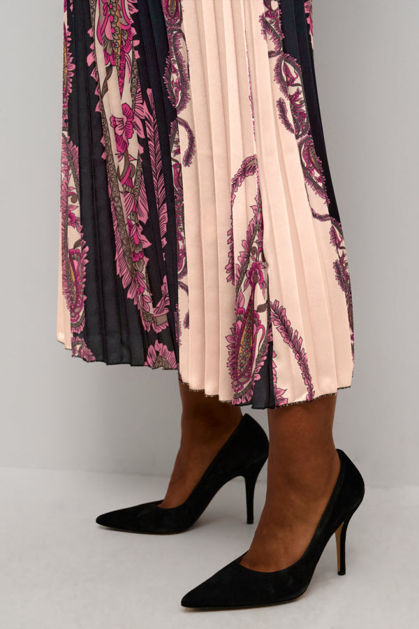 CRDona Skirt 10650781 Pink Paisley
