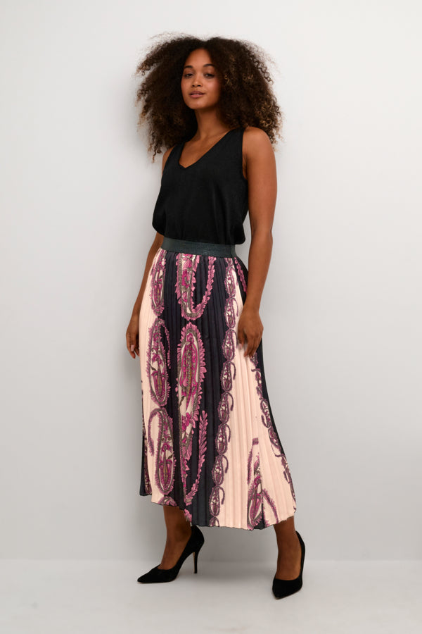 CRDona Skirt 10650781 Pink Paisley