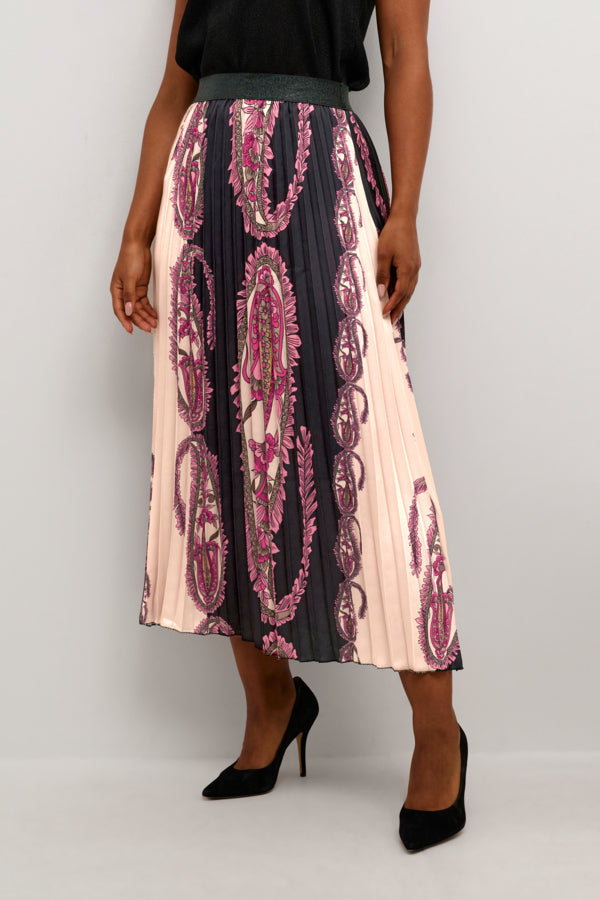 CRDona Skirt 10650781 Pink Paisley