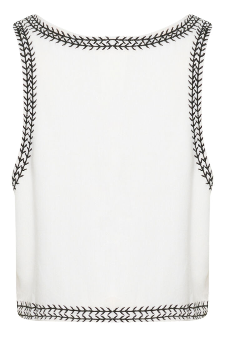 CRManju boho vest CREAM