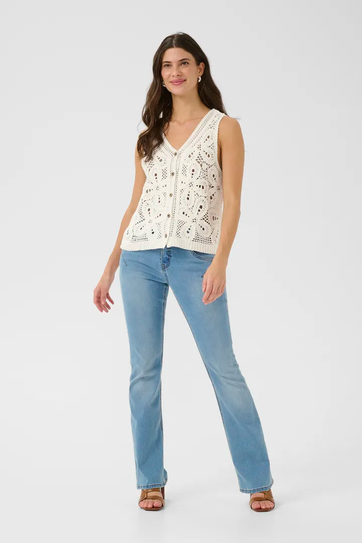 CRKittie Knit Slipover CREAM
