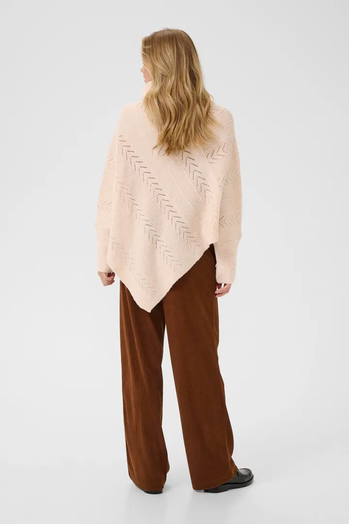 CRHoliday Poncho CREAM