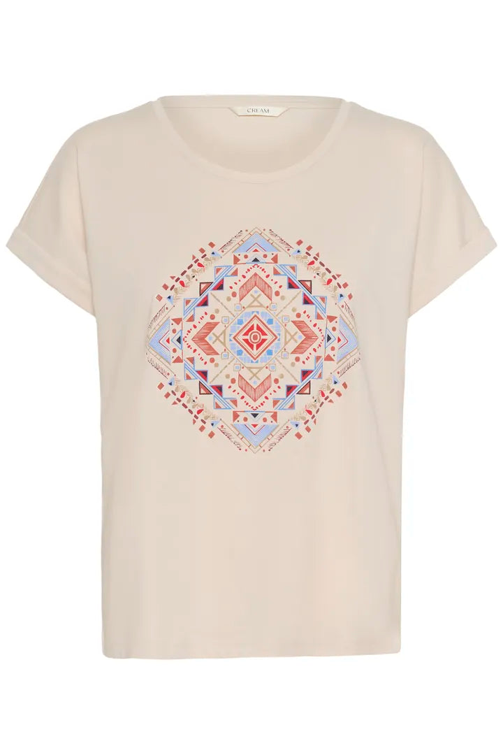 CRWrikki T-shirt CREAM