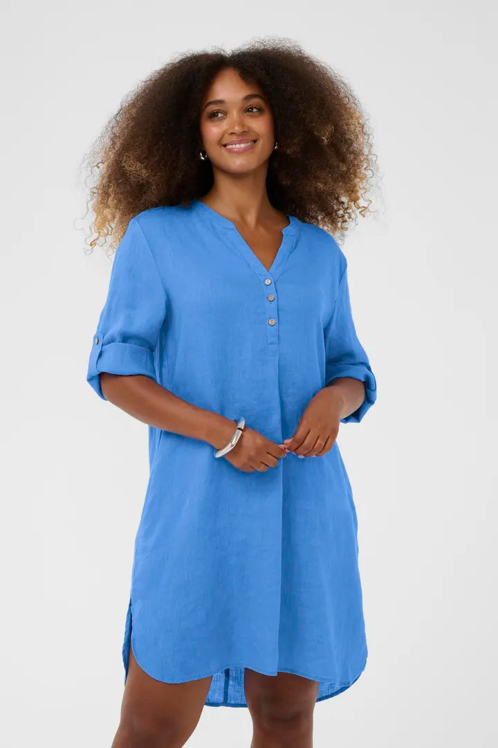 CRBellis Linen Dress CREAM