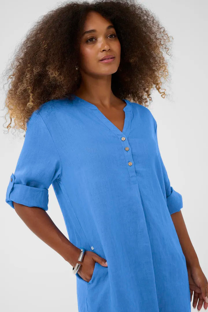 CRBellis Linen Dress CREAM