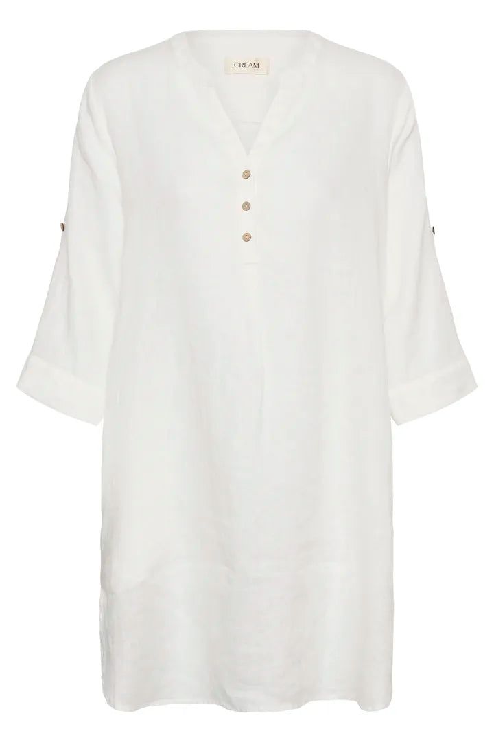 CRBellis Linen Dress CREAM