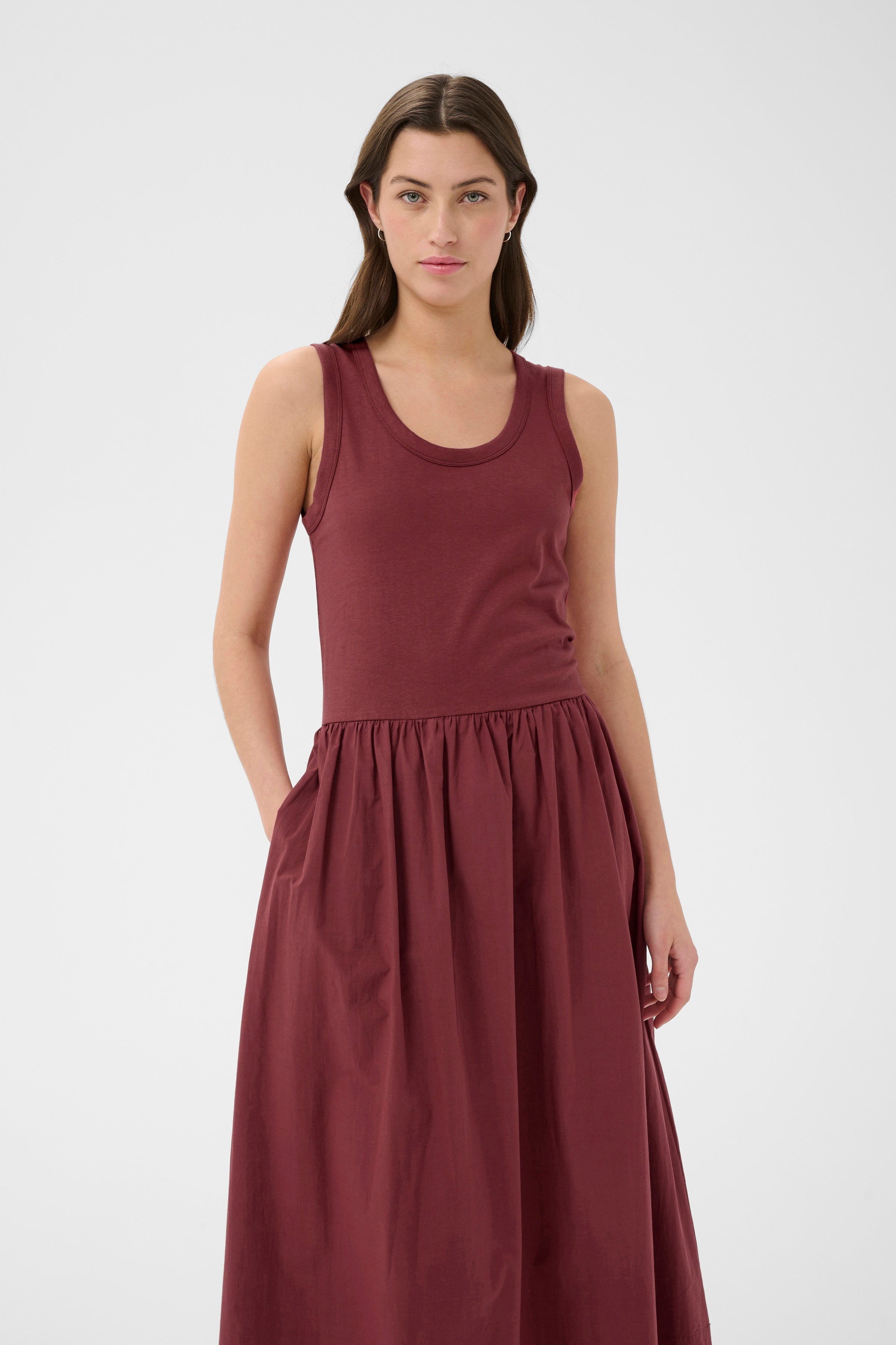 Robe midi sans manches - Bodhi