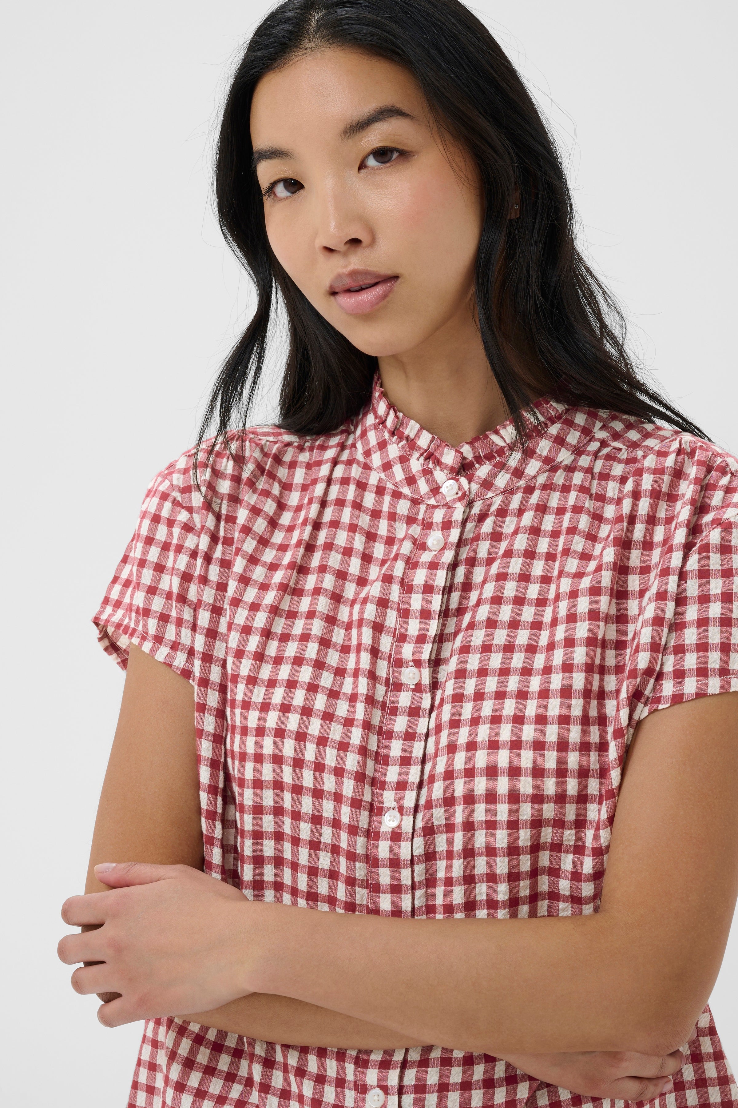 Blouse à carreaux - Bjanka