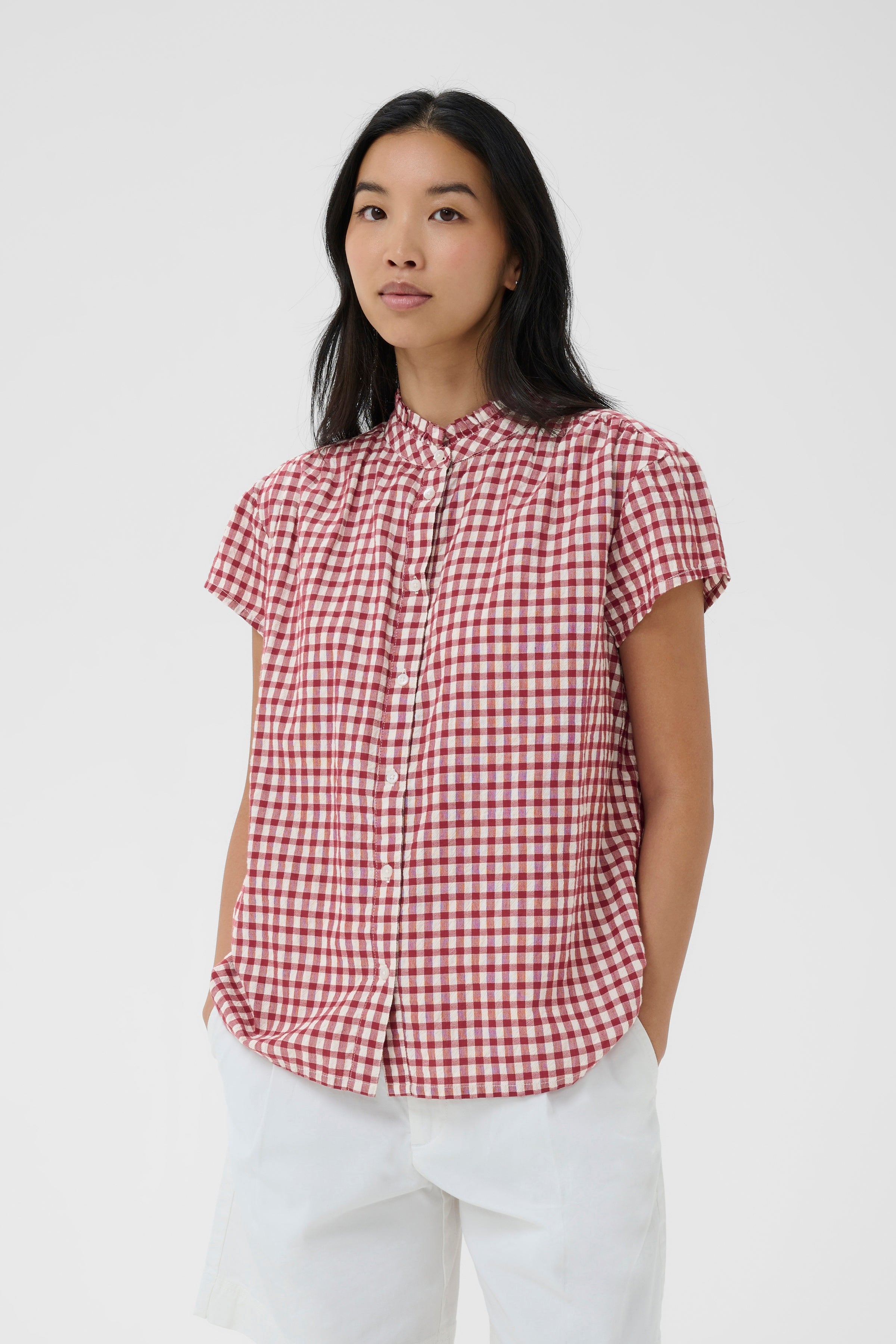 Blouse à carreaux - Bjanka