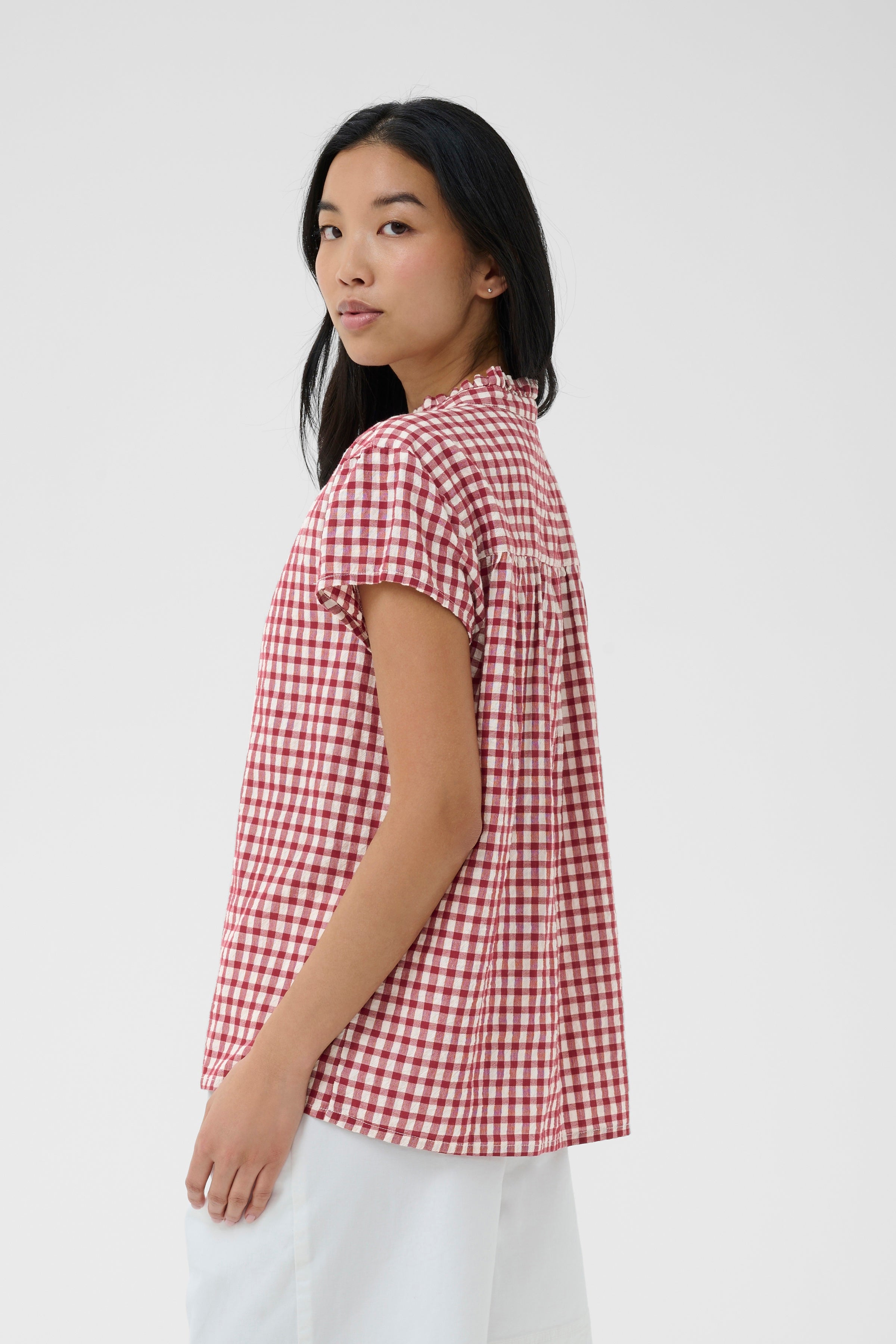 Blouse à carreaux - Bjanka