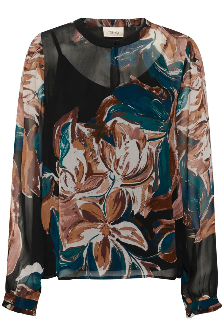 CRJasmina Blouse 10612189 Watercolor Print