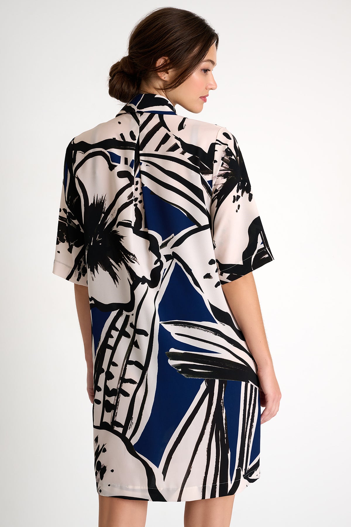 Longue chemise en taffetas
