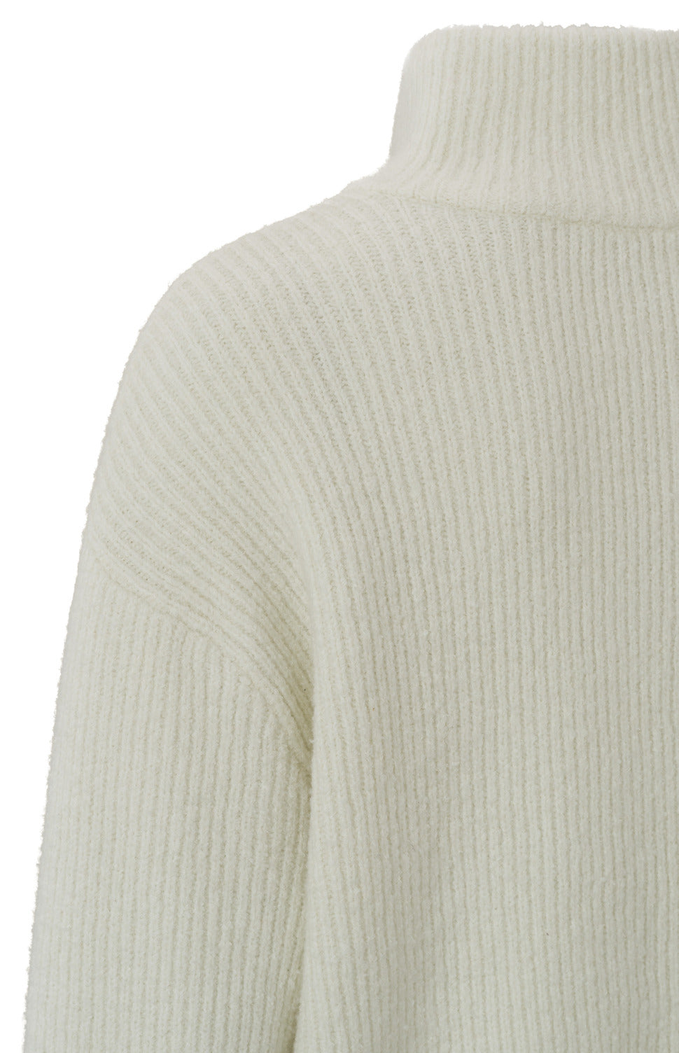 Chandail Avec Collet et Fermeture éclair YAYA 000257 Silver Birch