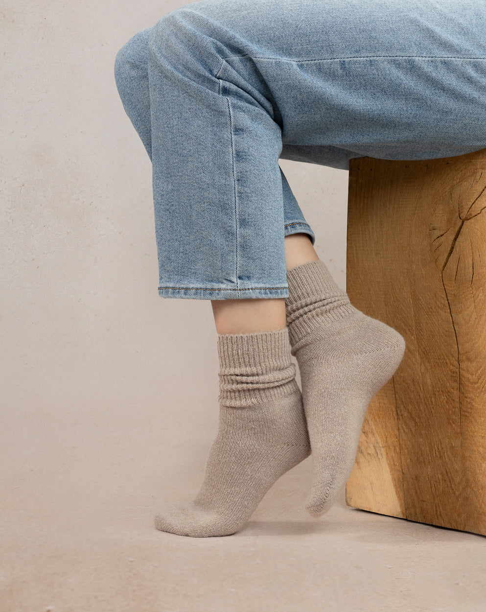 FOREST BLUE Wool & Alpaca Sock