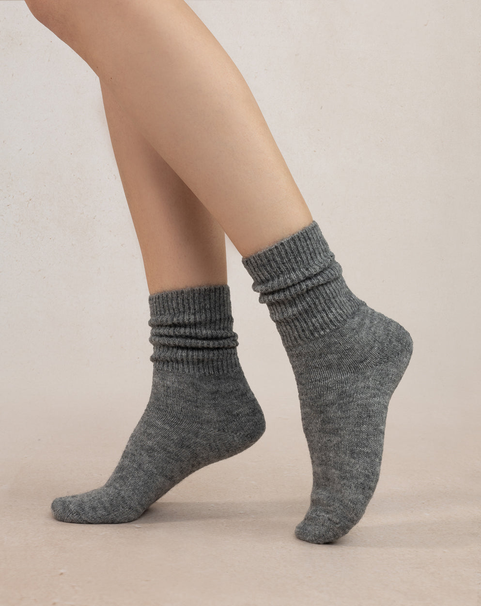 FOREST BLUE Wool & Alpaca Sock