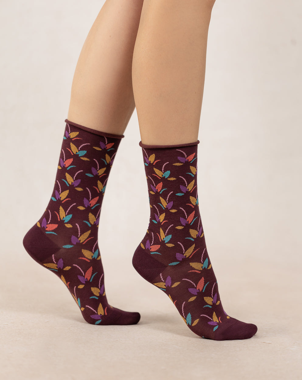 Bas FEUILLAGE BLEU FÔRET