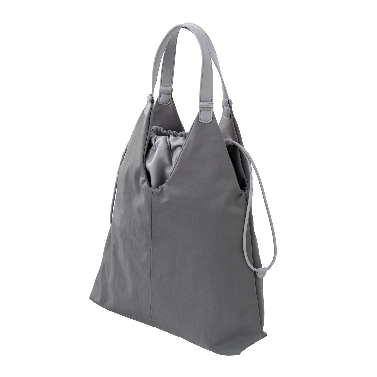 Sac Nylon Détails Faux Cuir YAYA 001024