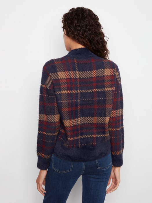 Pull à carreaux