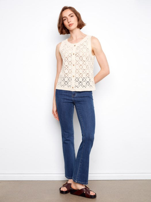 Gilet sans manches au crochet CHARLIE B