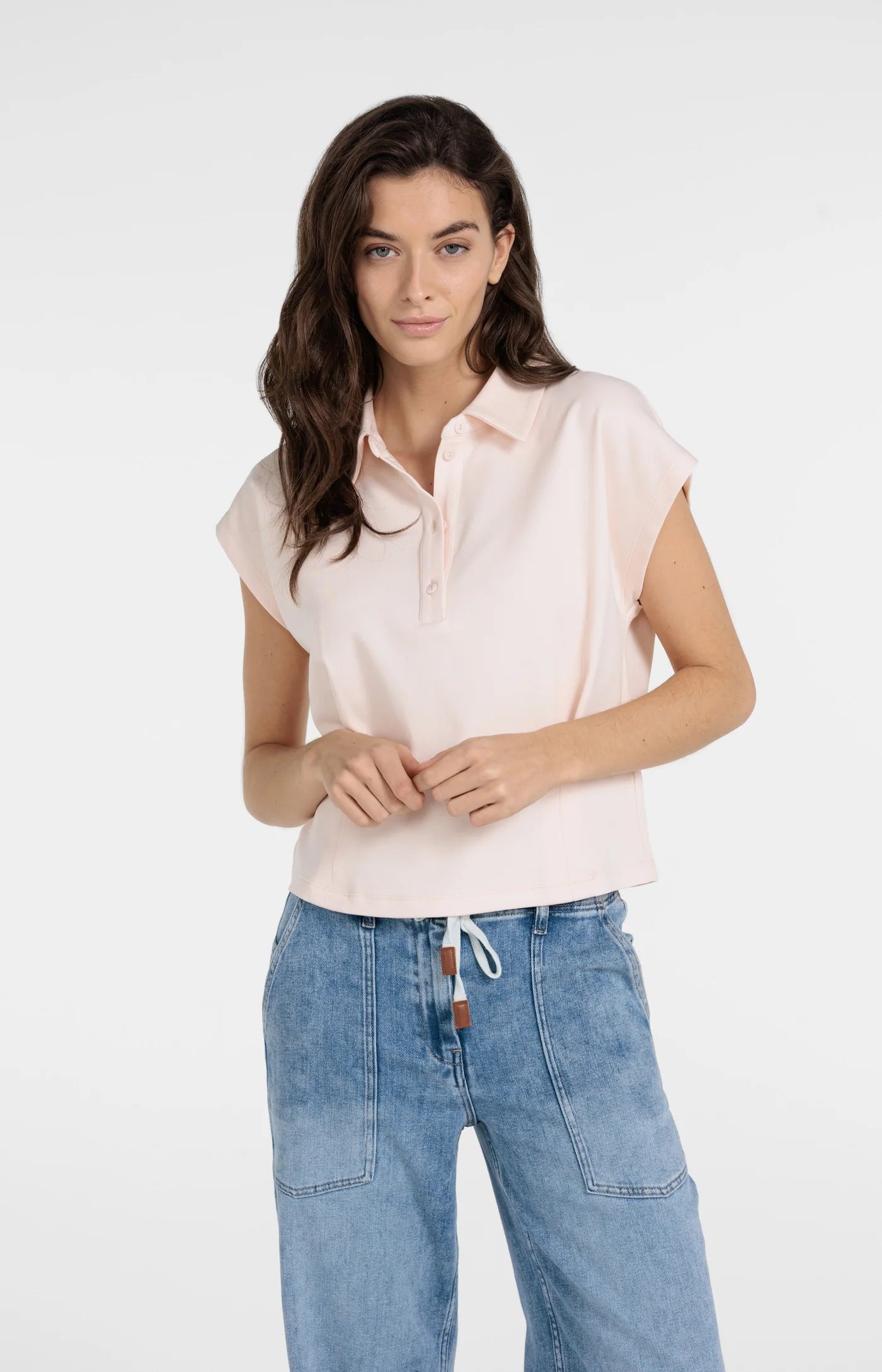 Chemise en jersey sans manches