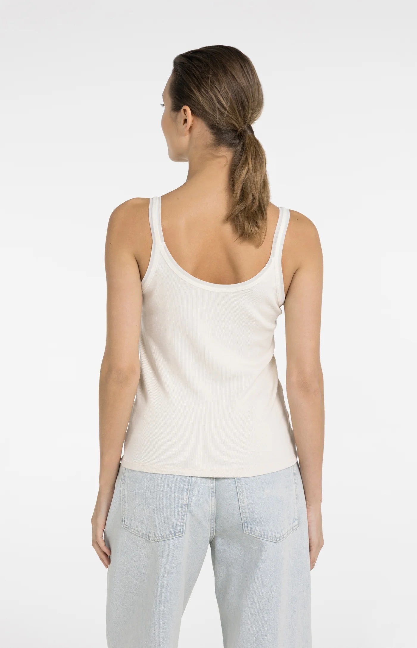 Camisole avec finition en maille filet