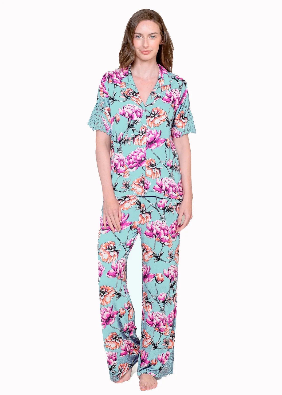Pyjama FLEURS LATTE LOVE