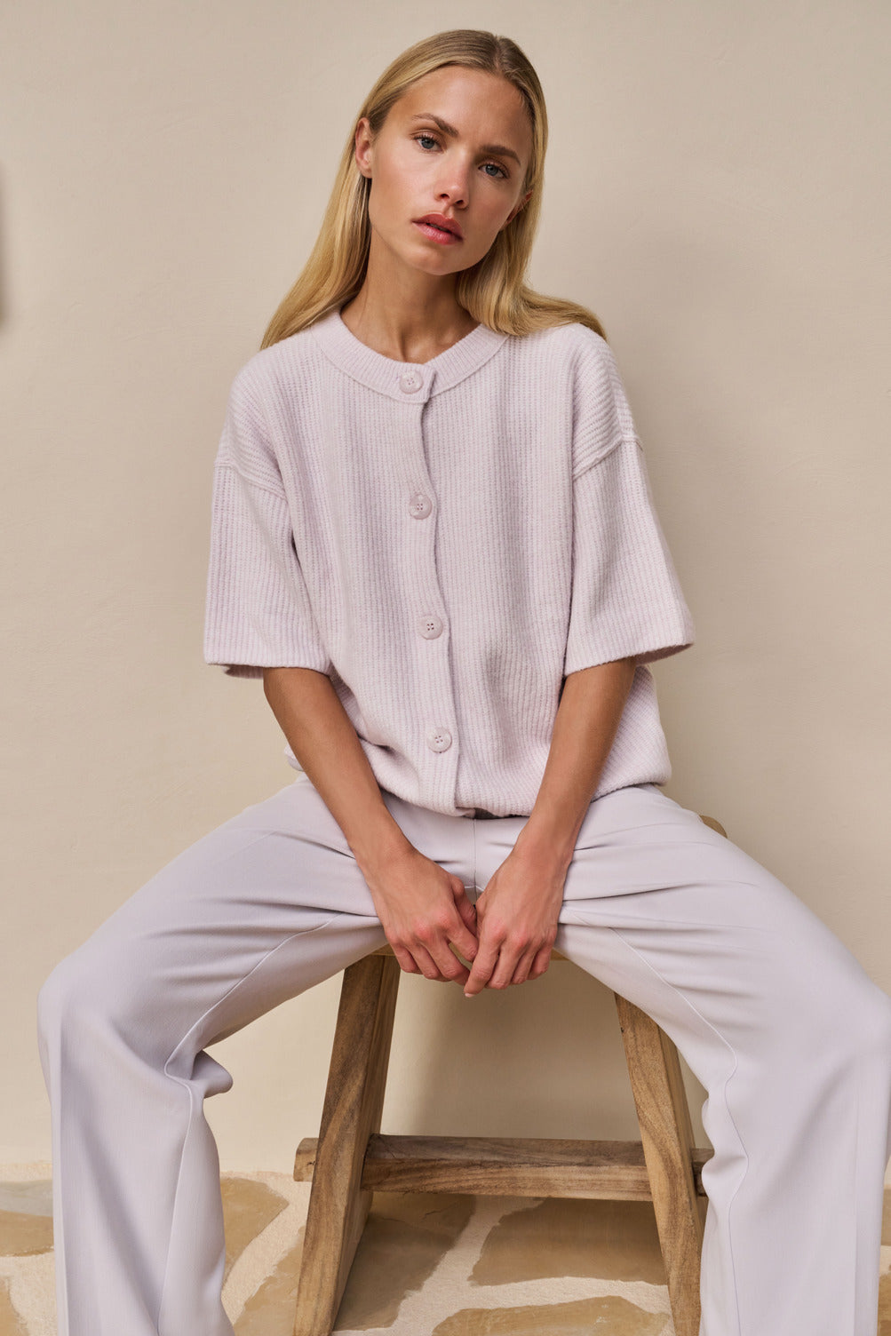 Cardigan manches courtes YAYA