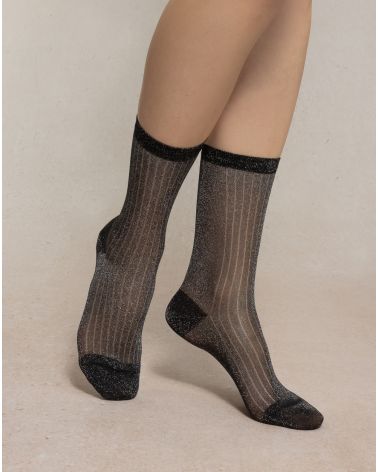 Chaussettes Transparentes BLEU FORÊT