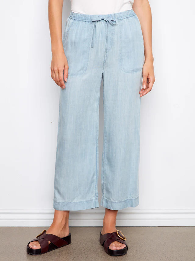 Pantalon de jogging large en Tencel CHARLIE B