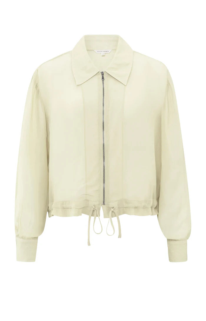 Blouse veste zippée YAYA