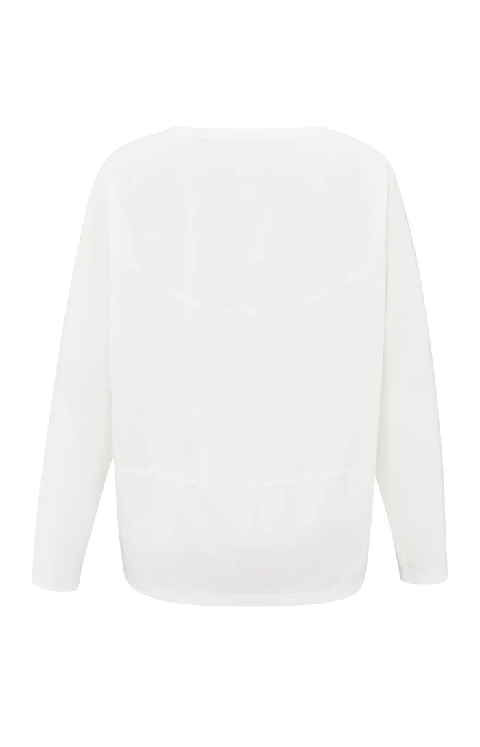 haut à manches longues avec col bateau YAYA