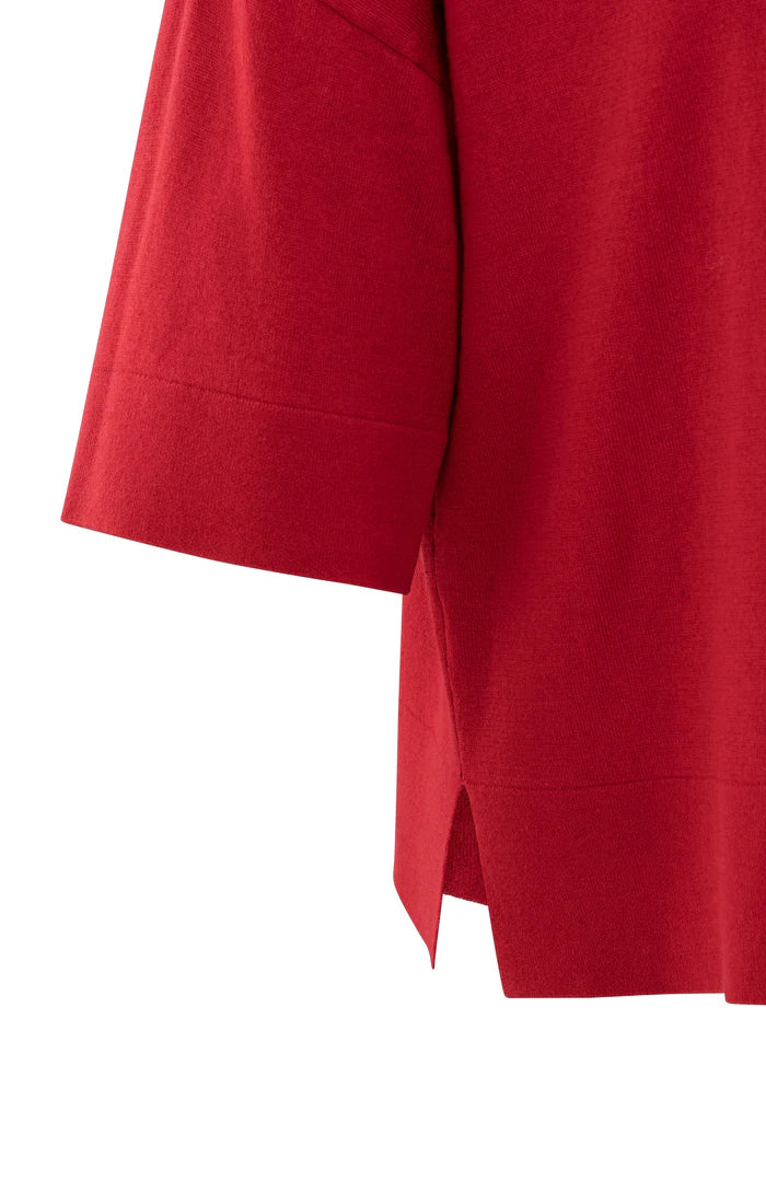 T-shirt oversize à manches courtes en maille fine YAYA