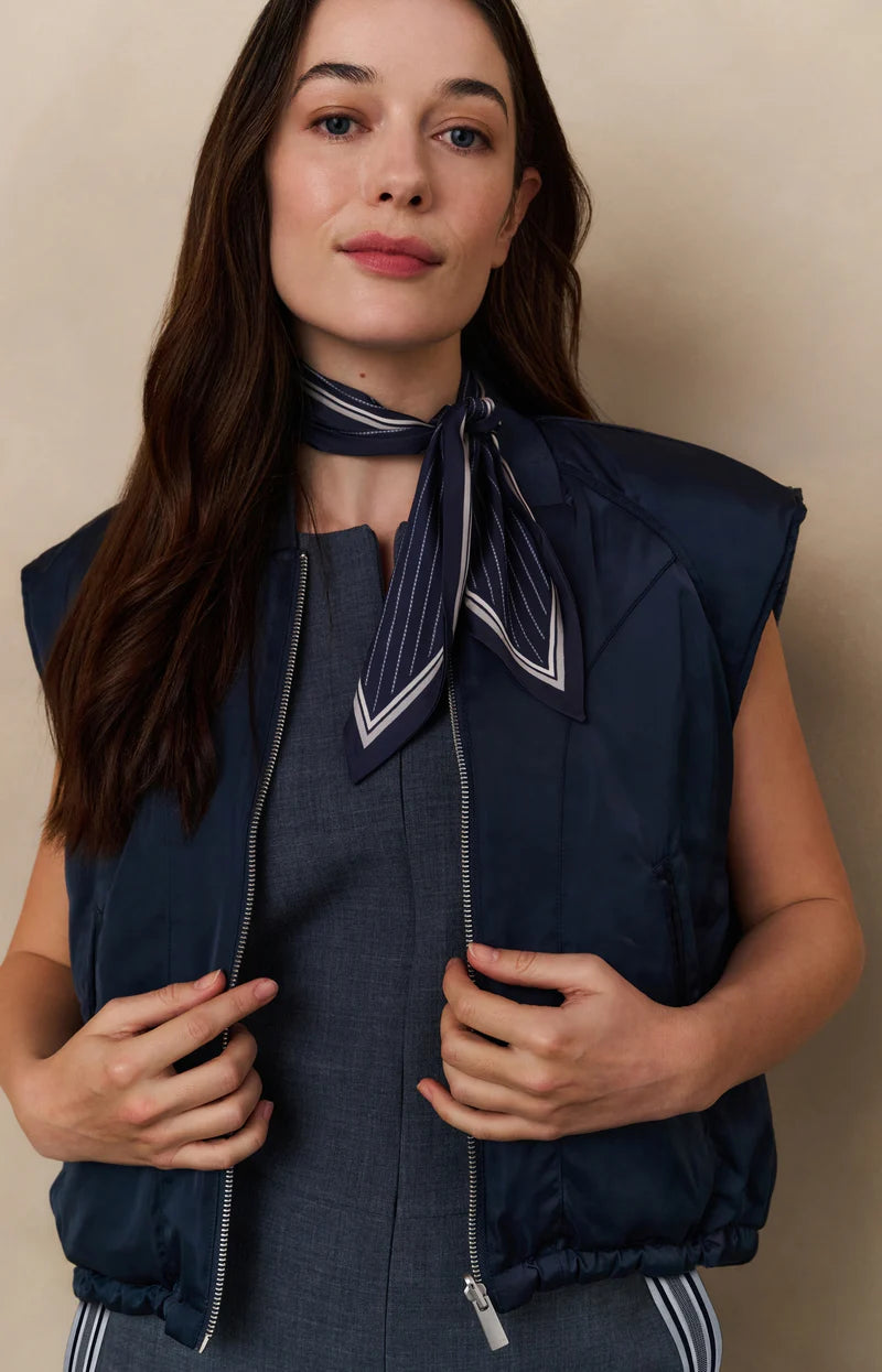 Doudoune matelassée réversible avec fermeture éclair YAYA