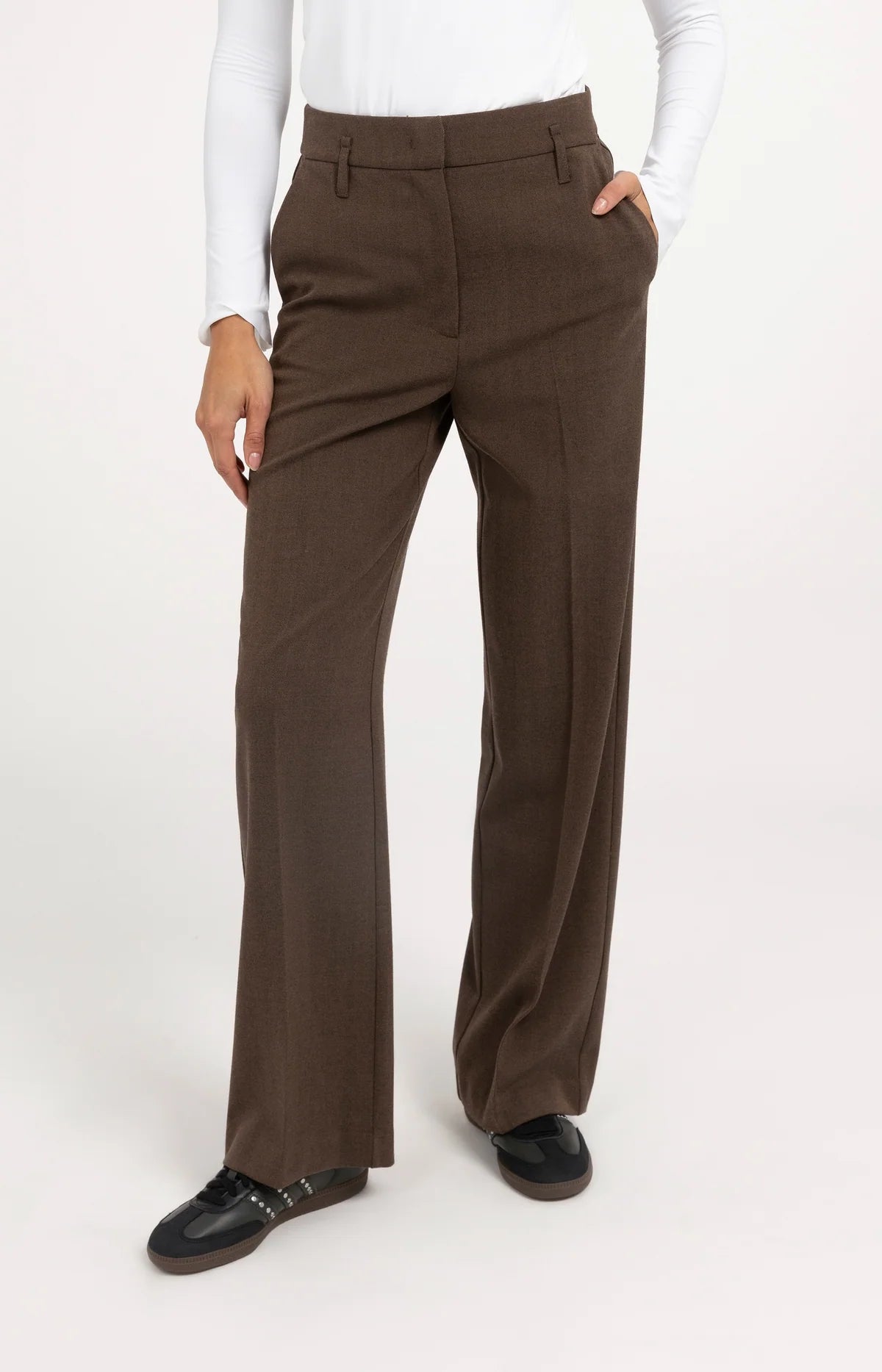 Pantalon de tailleur droit