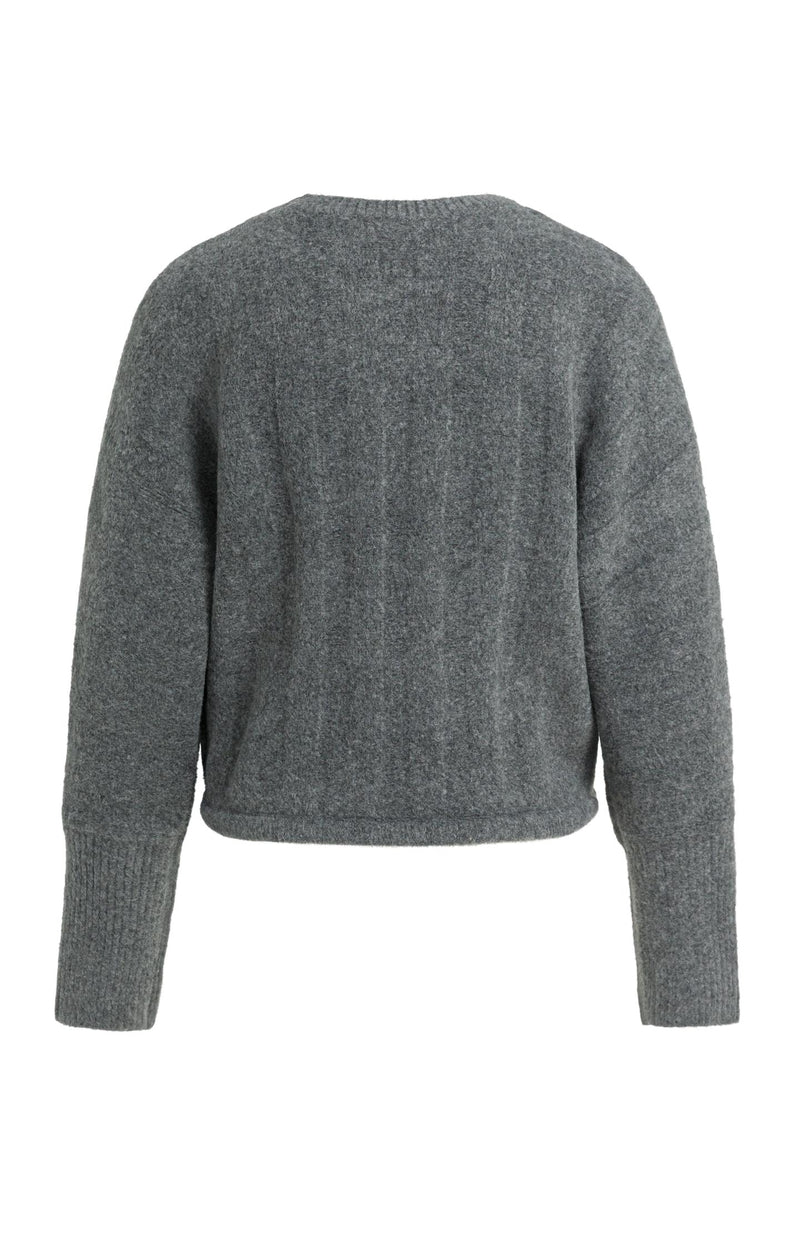 Pull avec manches chauve-souris et cordon de serrage