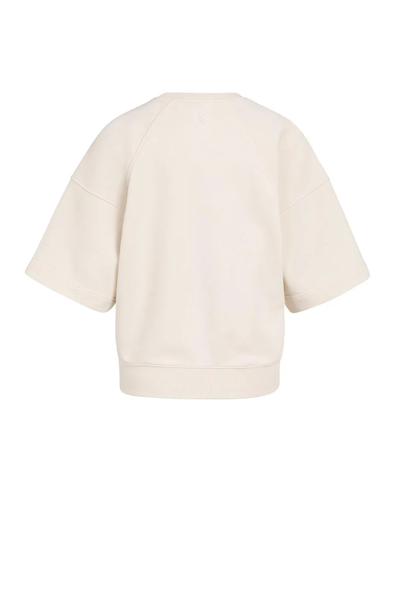 Sweat-shirt à manches raglan courtes