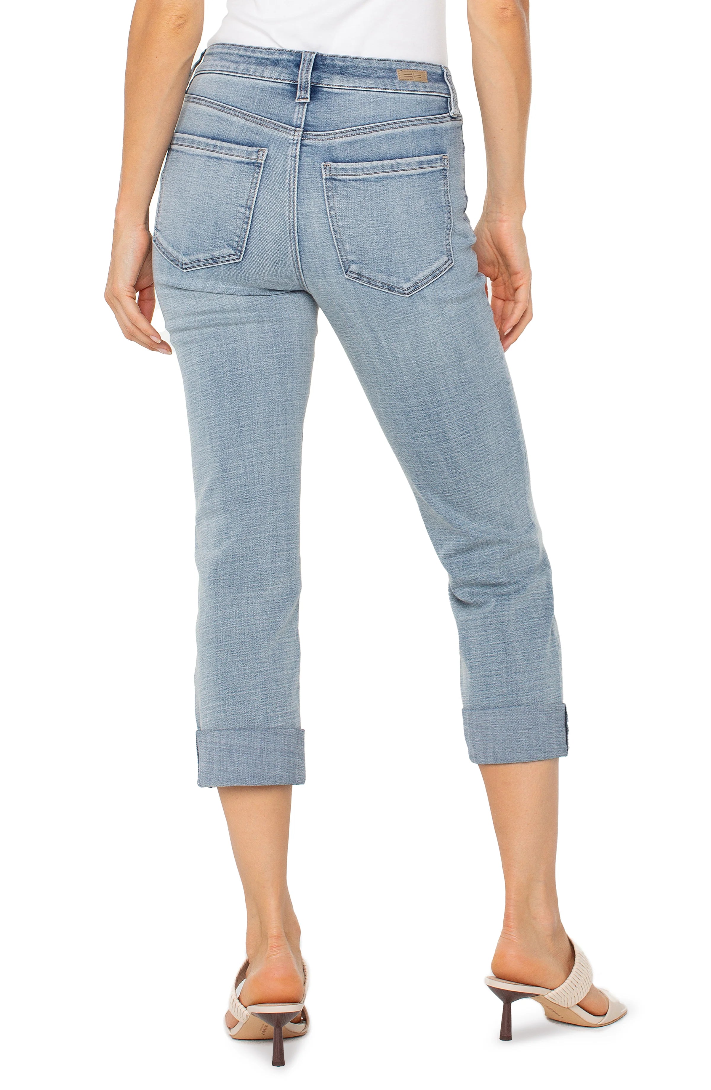 Jeans CHARLIE CROP WIDE CROLLED CUFF LIVERPOOL