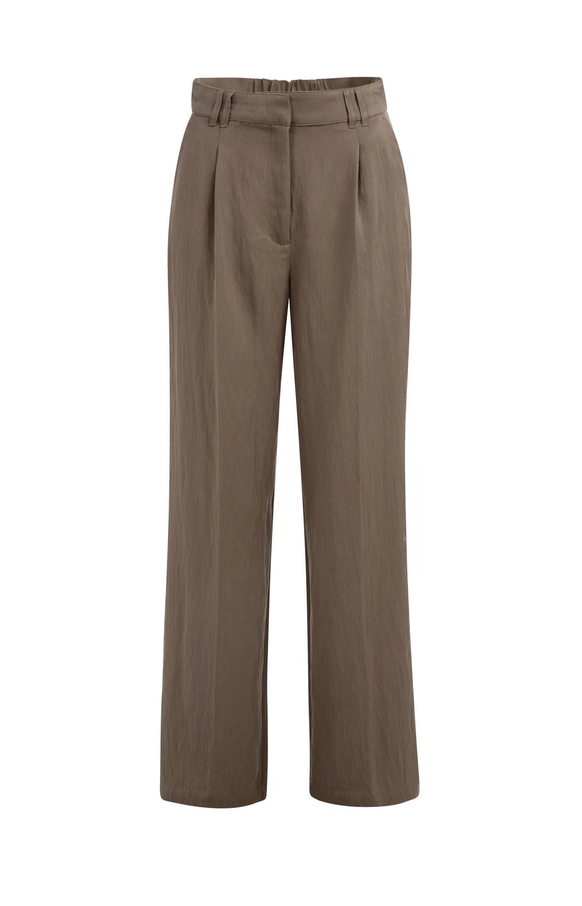 Pantalon jambes larges et plissés