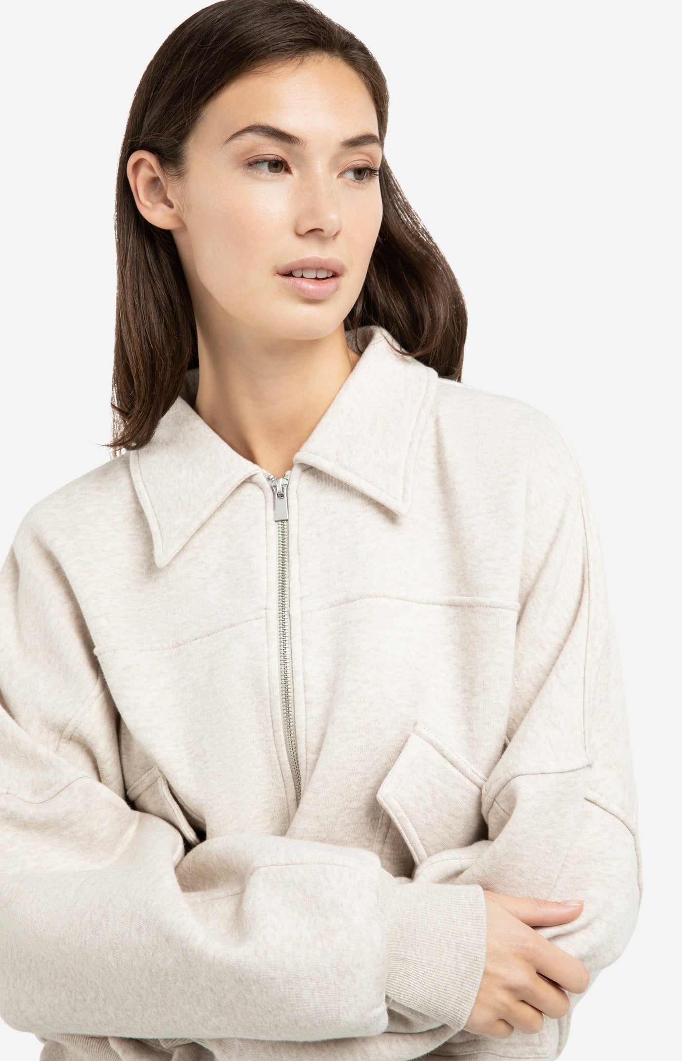 Veste sweat à poches YAYA