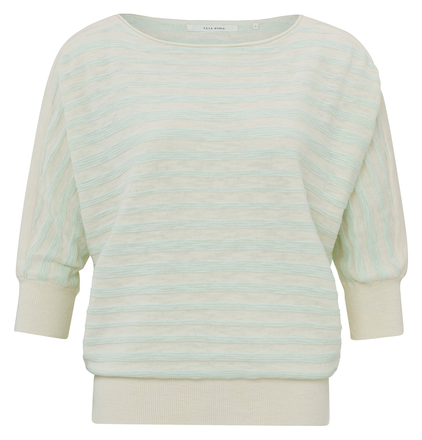 Textured stripe sweater ls YAYA