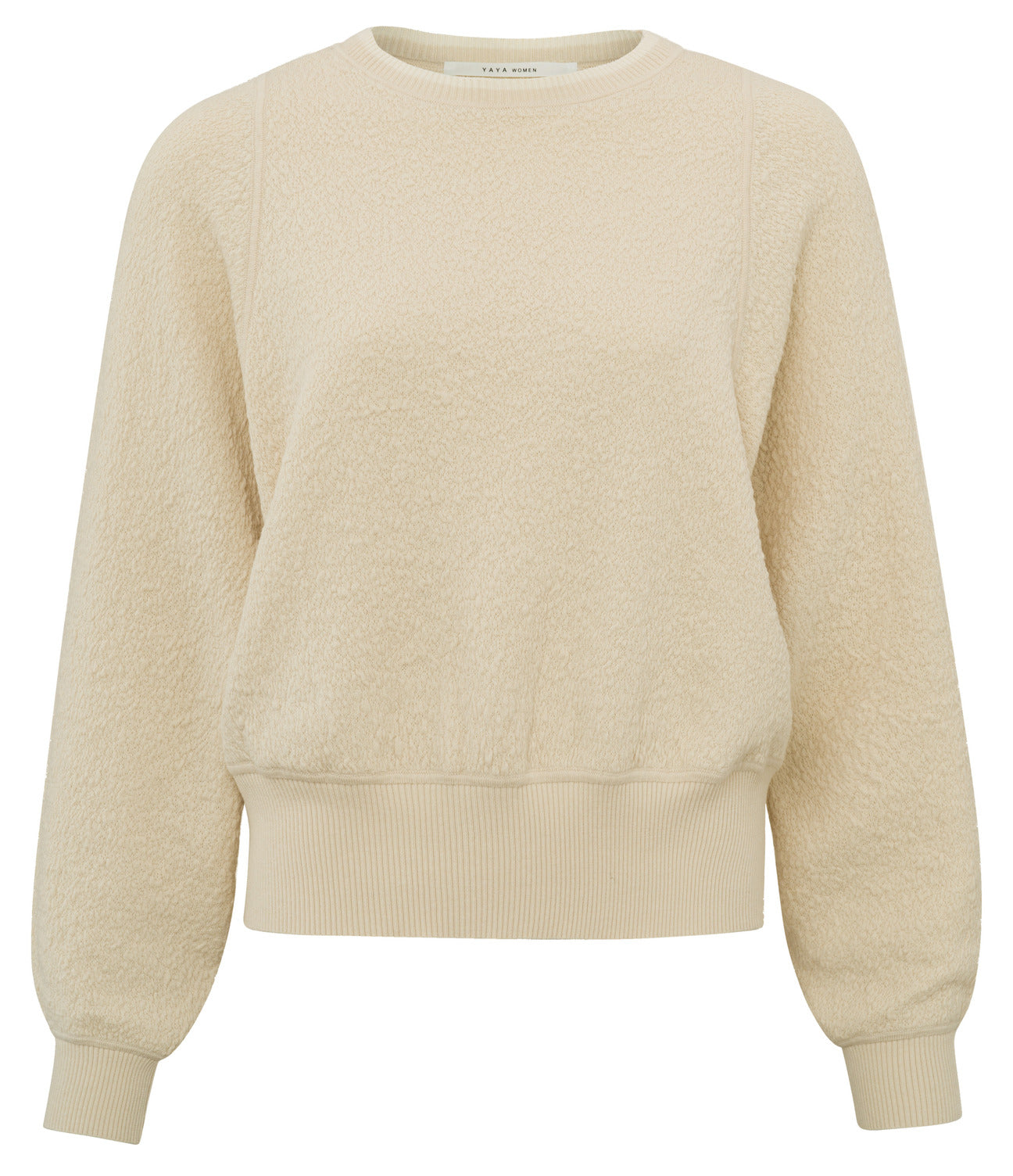 Sweater with contrast color detail YAYA
