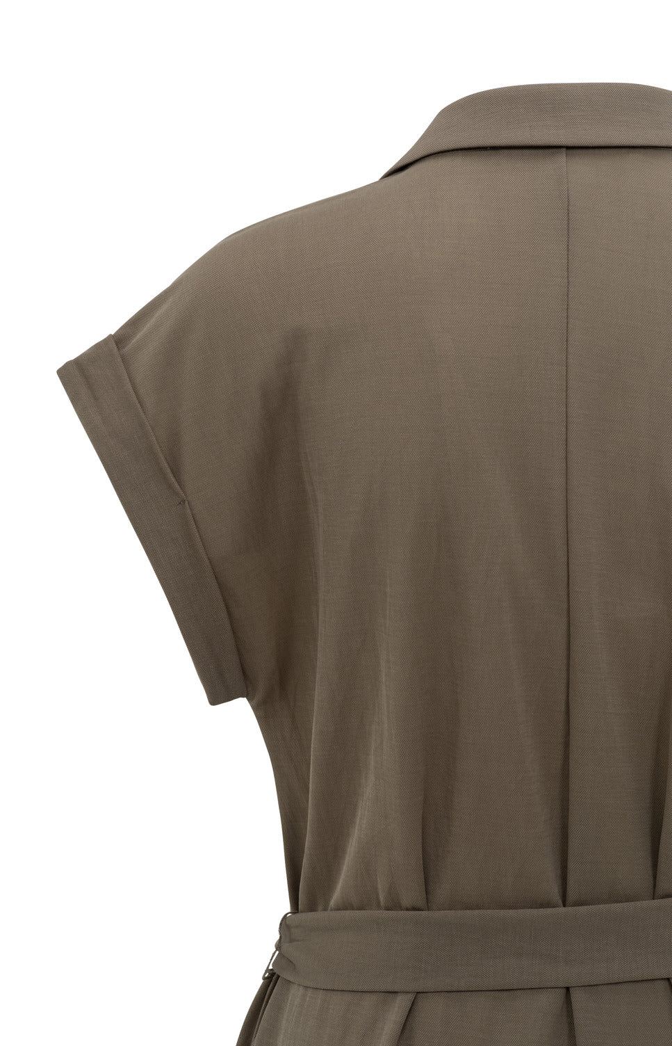 Robe en jersey avec col chemise et ceinture à nouer YAYA