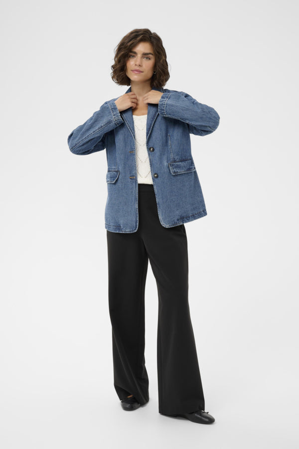 KAklara Denim Blazer KAFFE