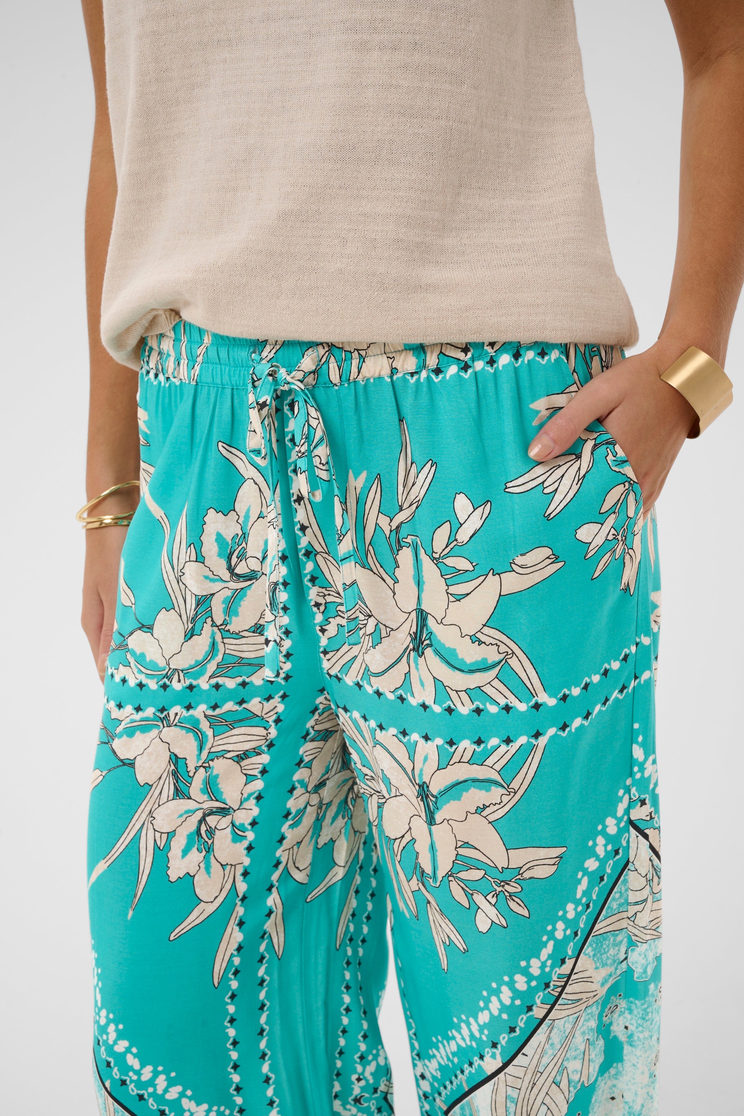 Pantalon jambe large - CRTiah