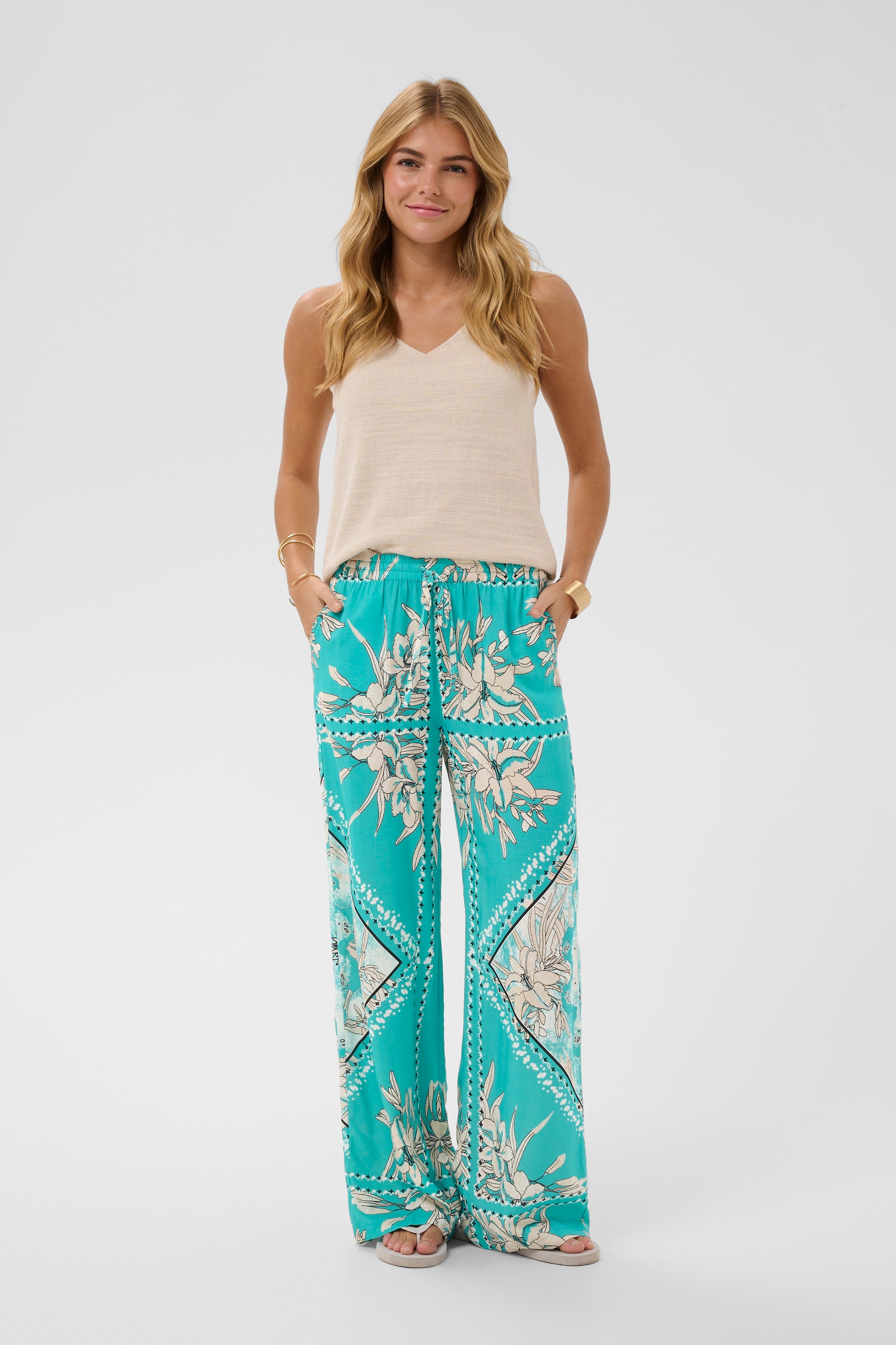 Pantalon jambe large - CRTiah